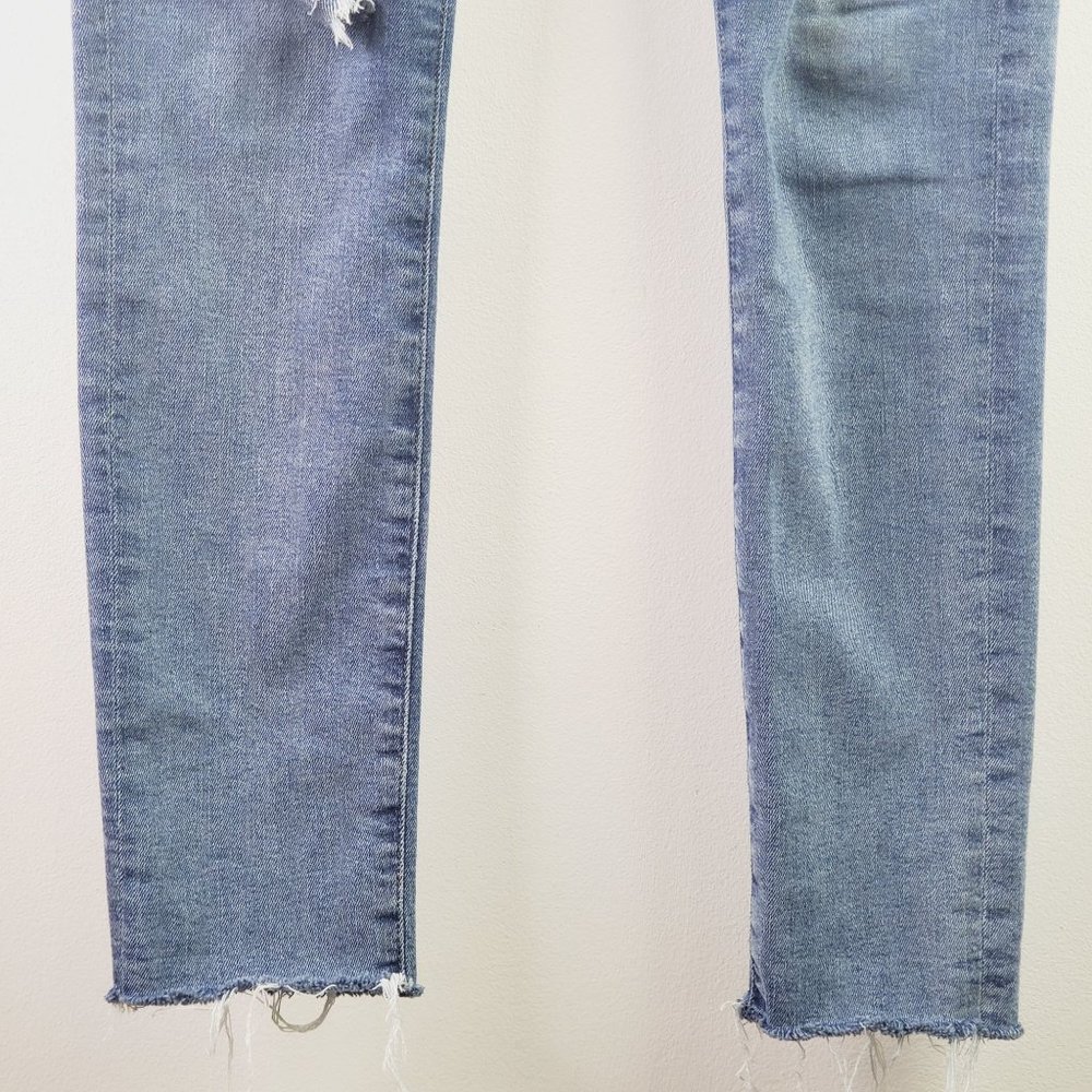 AGOLDE Sophie Raw Hem Ankle SKinny Destressed Jean Sz 25 - Picture 6 of 12